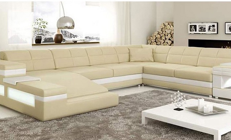 Merida Leather Sofa Lounge Set